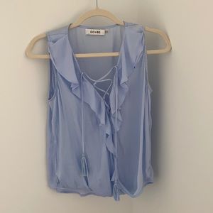 Light blue blouse